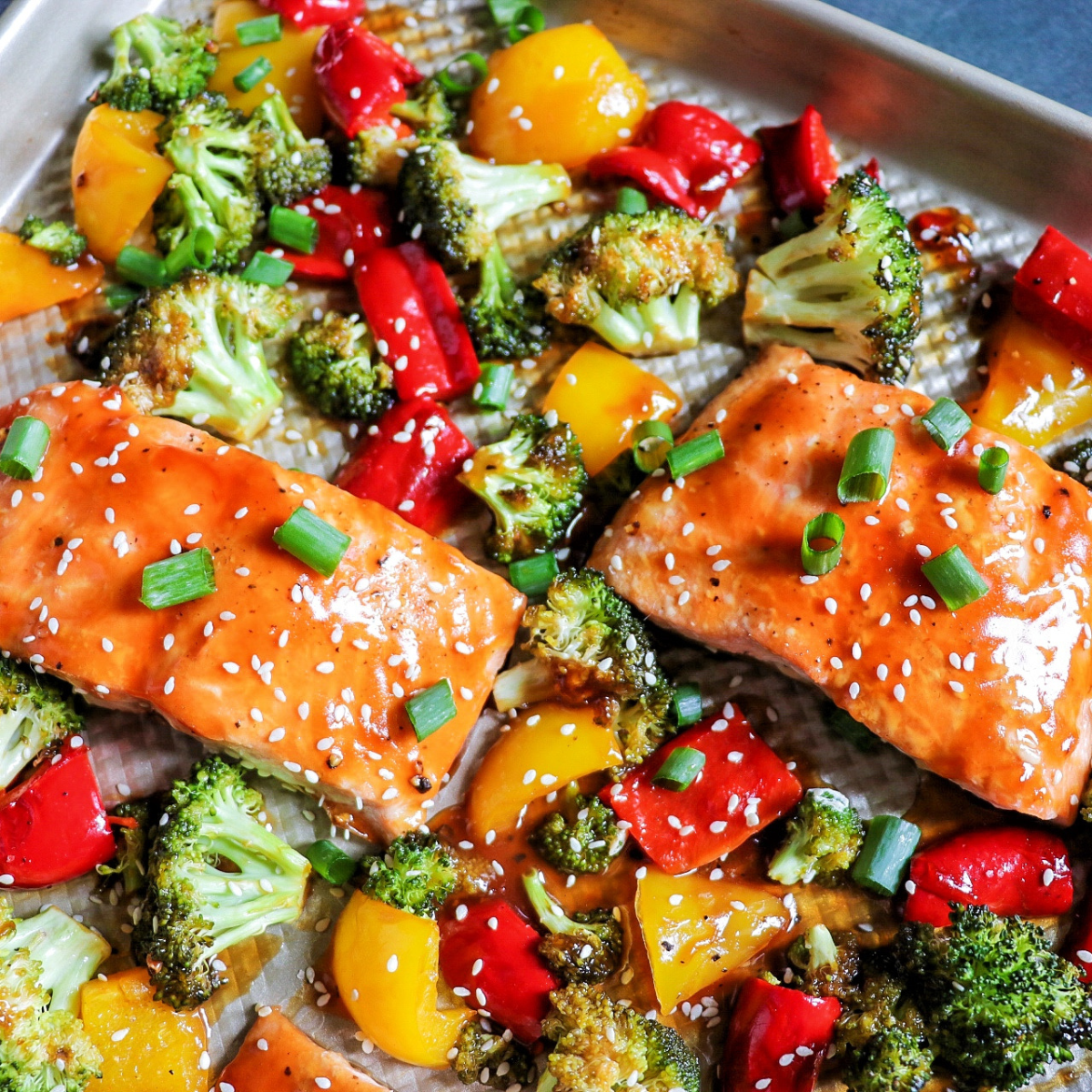 Sheet Pan Salmon Teriyaki Recipe